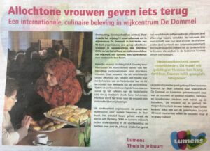 allochtone vrouwen geven iets terug - artikel Thuis in Eindhoven