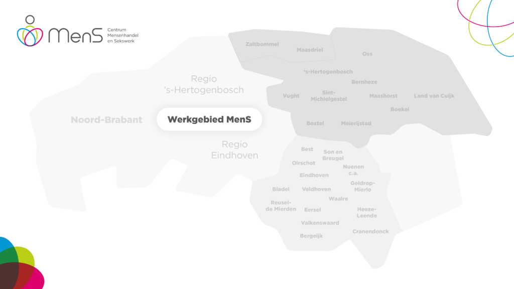 Werkgebied MenS in kaart